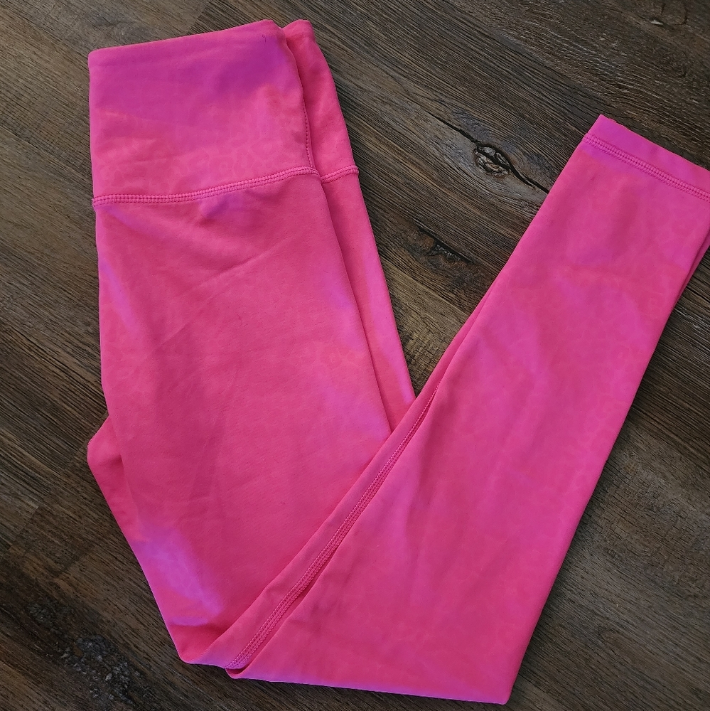 Zyia Pink Leopard LNT Leggings-XS/2